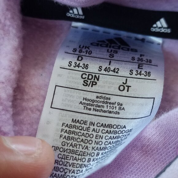 Adidas Pink/White Essential Sweater - Picture 2 of 5